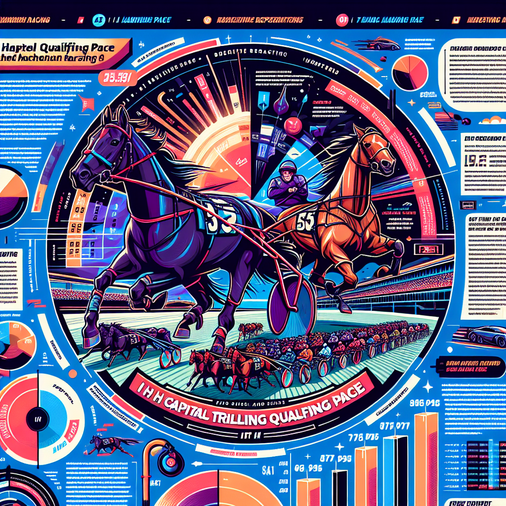 Infographic for I H Capital Qualifying Pace Showcases Thrilling Harness Racing